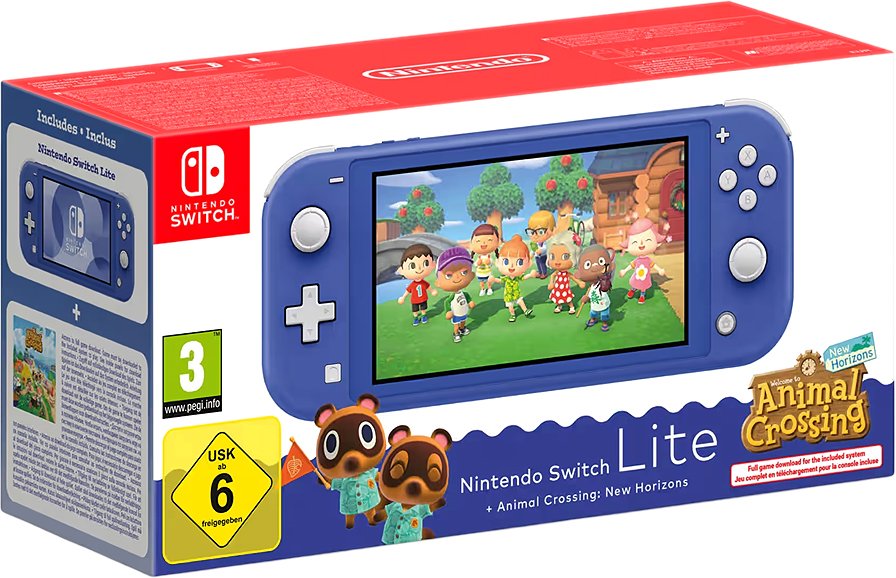 

Игровая приставка Nintendo Switch Lite (синий + Animal Crossing: New Horizons)