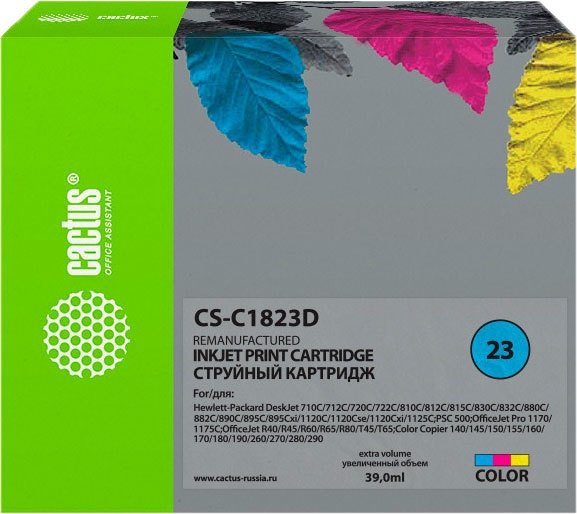 

Картридж CACTUS CS-C1823D многоцветный (аналог HP C1823D)
