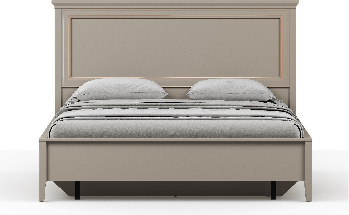 Кровать Black Red White Classic LOZ120x200 М (глиняный серый/глиняный серый)
