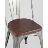 Стул Stool Group Tolix Soft LF818C Grey 7083/PU7002 (серебристый)