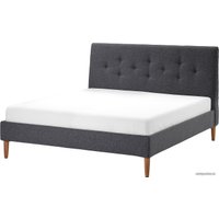 Кровать Ikea Иданэс 200x180 (гуннаред, темно-серый) 504.589.49