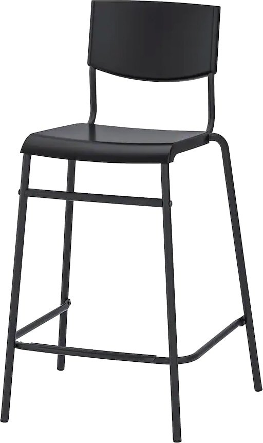 

Стул Ikea Стиг 904.984.20 (черный)
