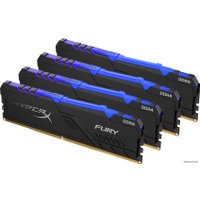 Оперативная память HyperX Fury RGB 4x8GB DDR4 PC4-27700 HX434C16FB3AK4/32