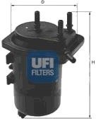 

Топливный фильтр UFI 2401300