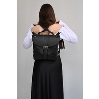 Женская сумка Killtoday Beatrix belt (черный кроко)