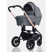Универсальная коляска Rant MOWbaby Zoom PU (3 в 1, gold grey)