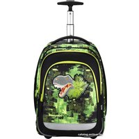 Дорожный рюкзак Step by Step BaggyMax Trolley Green Dino