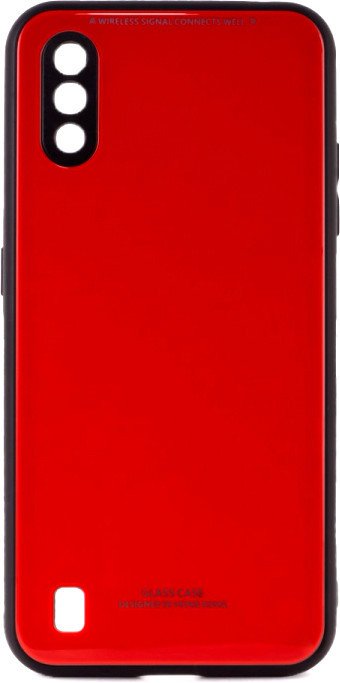 

Чехол для телефона Case Glassy для Galaxy M01 (красный)