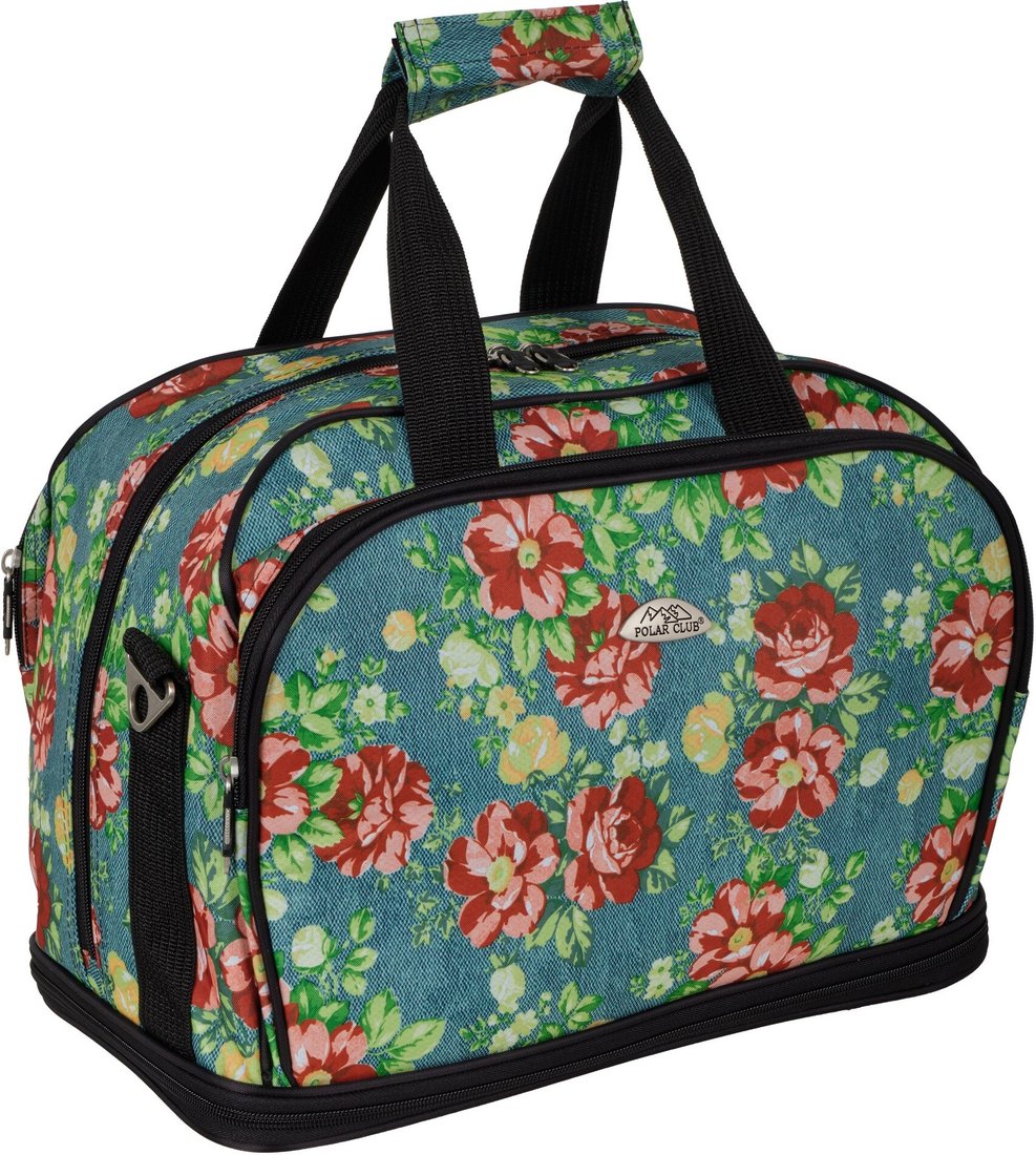 

Дорожная сумка Polar П7092 (цветы на зеленом)