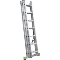 Лестница-стремянка Новая высота NV 223 алюминиевая трёхсекционная 3x7 ступеней
