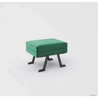 Банкетка Hype Mebel Битл (черный/зеленый)