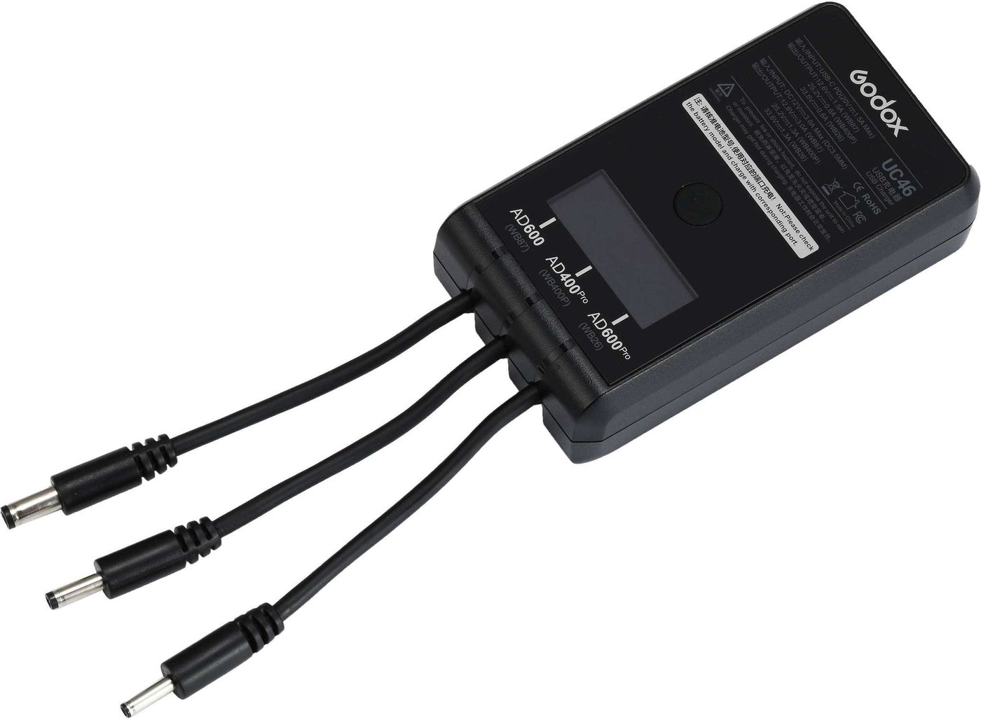 

Зарядное устройство Godox UC46 USB для WB400P, WB87, WB26