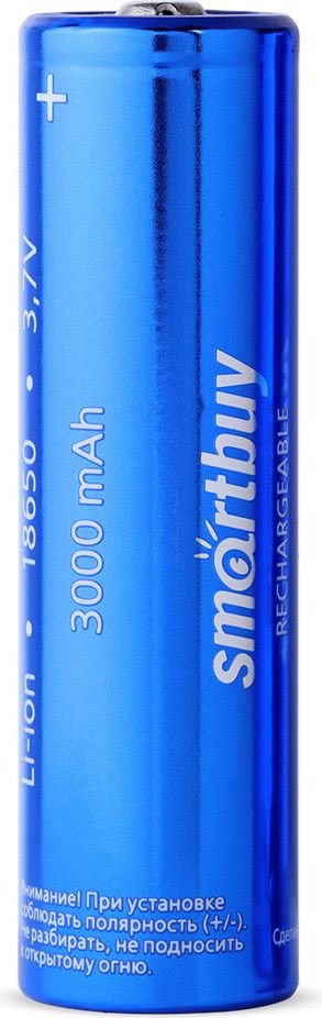 Аккумулятор SmartBuy SBBR-18650-1S3000
