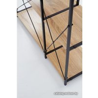 Стеллаж Halmar REG19 90/30/190 (дуб сонома/черный)