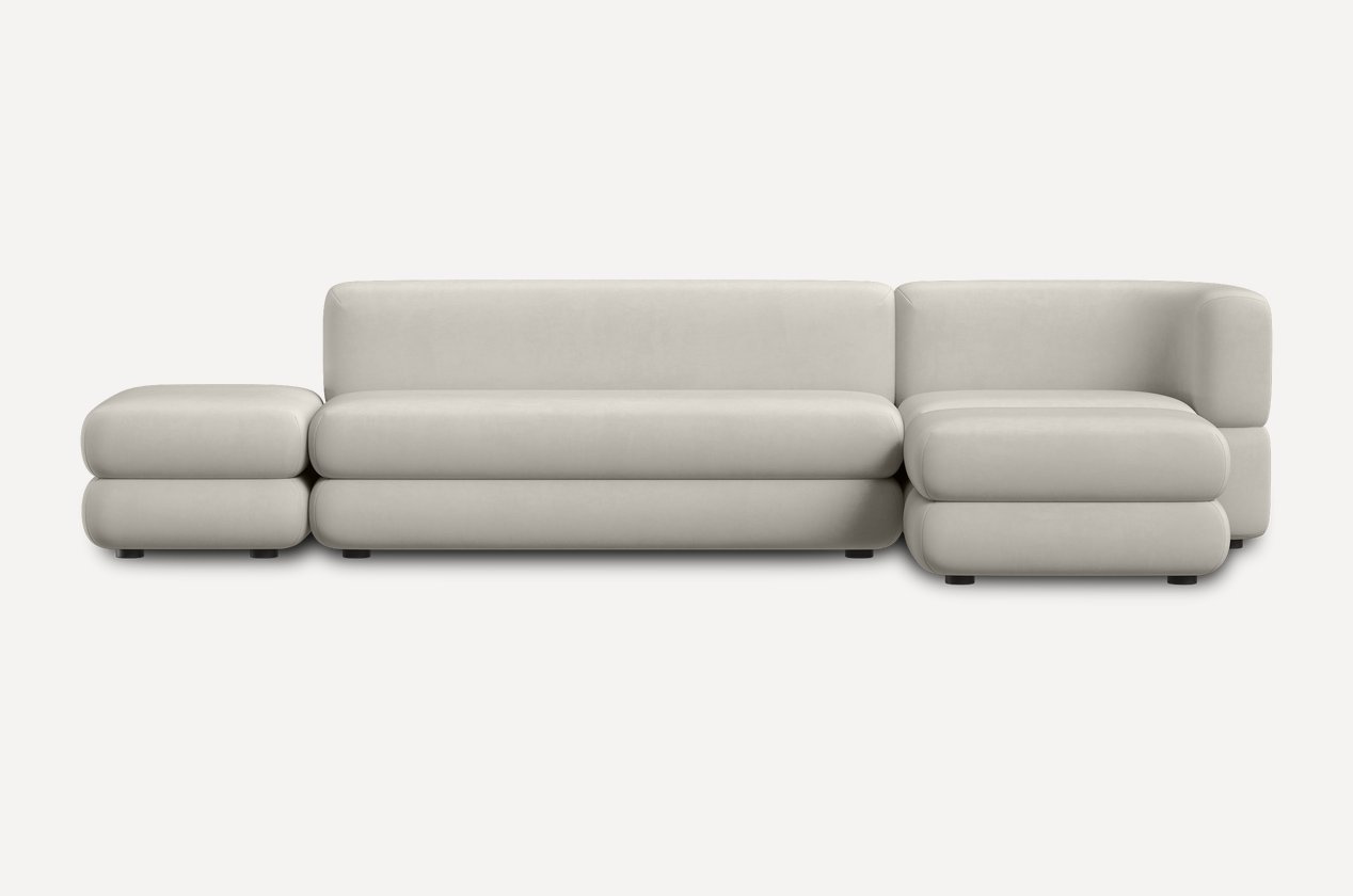 

Модульный диван Divan Brera-6 Velour Smoke 242277 (серый)