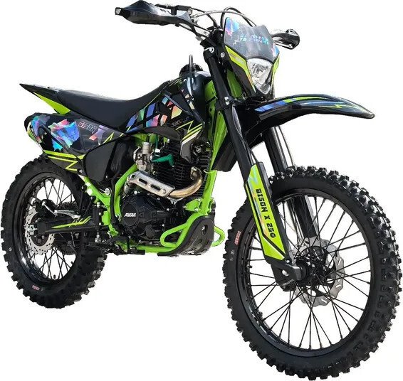Мотоцикл AVM BisonX 250 (зеленый)