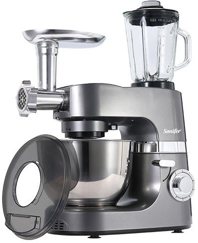 Кухонный комбайн Sonifer SF-8076 (нержавеющая сталь)