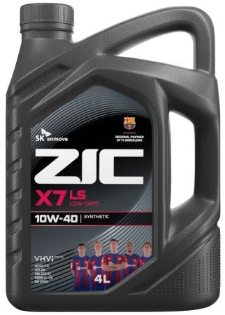 Моторное масло ZIC X7 LS 10W-40 4л