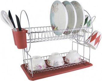 Сушилка для посуды ZEIDAN Z-1171 (красный)