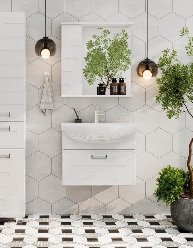 

Volna Тумба с умывальником Joli 70.1Y Балтика + Балтика 70 (подвесная)