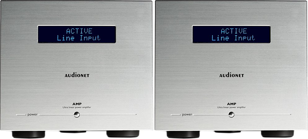

Усилитель мощности Audionet AMP (серебристый, синяя индикация)