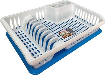 Сушилка для посуды Эльфпласт Rondo EP385 (белый/морская волна)