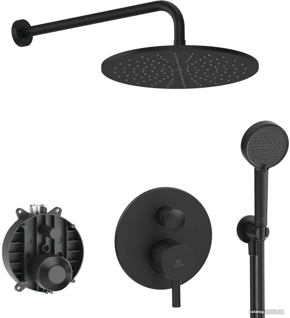 Душевая система  Ideal Standard Ceraline Black SetA6939XG-5