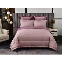 Семейный комплект постельного белья Sofi De MarkO Энрике 7Е Кт-7Е-Эн1м (лиловый)