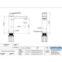 Смеситель Teska Carmela LB5067 (черный)