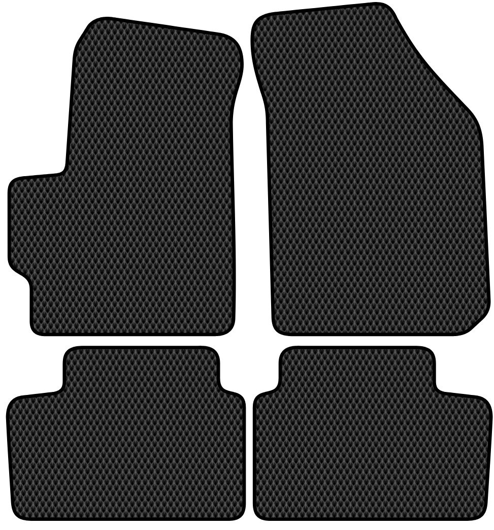 

Комплект ковриков для авто Alicosta Chevrolet Spark II (хэтчбек 5 дв / M200) 2005 - 2010 (черный, ромб)