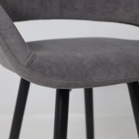 Стул с подлокотниками Мамадома Barny-R 700 (b28 Antracite Lux/черный)