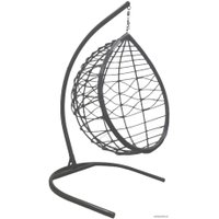 Подвесное кресло M-Group Капля Лори 11530304 (серый ротанг/зеленая подушка)