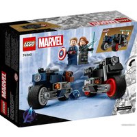 Конструктор LEGO Marvel Super Heroes 76260 Черная вдова и Капитан Америка на мотоциклах