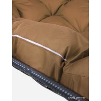 Подвесной диван M-Group Лежебока 11180301 (с серым ротангом/бежевая подушка)