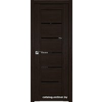 Межкомнатная дверь ProfilDoors 2.76XN L 70х200 (дарк браун, стекло белый триплекс)