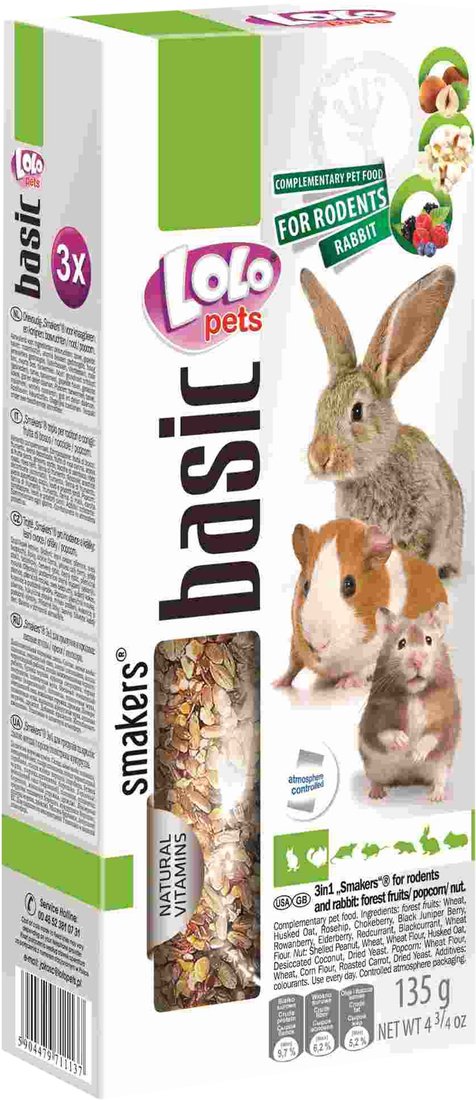 

Лакомство для грызунов Lolo Pets Smakers LO-71113 135 г