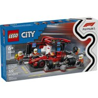Конструктор LEGO City 60443 Пит-стоп F1 с автомобилем Ferrari