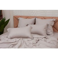 Евро комплект постельного белья Sofi De MarkO Моне Евро 2н Евро-СС-М-пл (пепельный/лиловый)