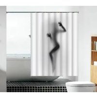 Шторка-занавеска для ванны Illu 180x180 LH2431980 (силуэт)