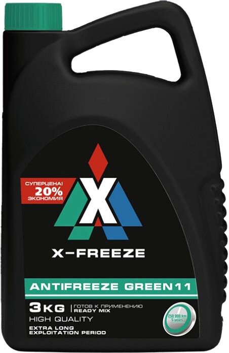 

Антифриз X-Freeze Green 11 430206094 3 кг