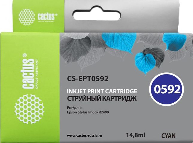 

Картридж CACTUS CS-EPT0592 (аналог Epson C13T05924010)