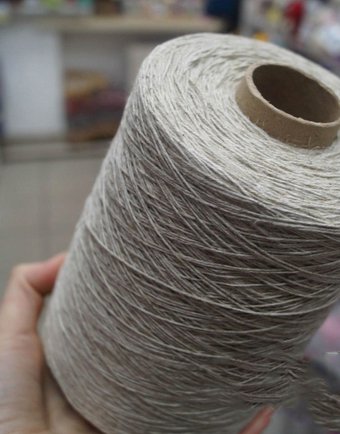 Пряжа для вязания Гронитекс На бобине 500 г 2500 м (серый)