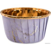 Форма для выпечки S-CHIEF PPC-0009 №04 сиреневый/под золото (12 шт)