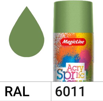 Автомобильная краска MagicLine оливковая RAL 6011 265 г