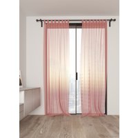 Тюль Loon Лайтинг на петлях 12x2.7 м (коралловый)
