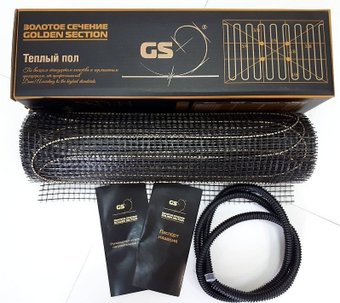 Нагревательный мат Золотое сечение GS-80-0.5 с терморегулятором RТС 70.26