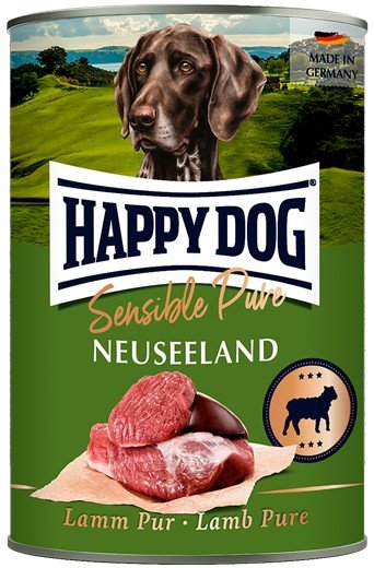 

Консервированный корм для собак Happy Dog Sensible Pure Neuseeland Ягненок 800 г