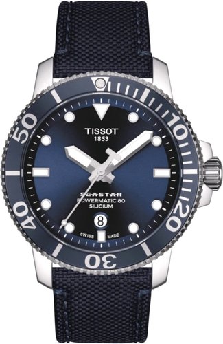 Наручные часы Tissot Seastar 1000 Powermatic 80 Silicium T120.407.17.041.01