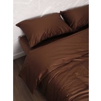 1.5-спальный комплект постельного белья Loon Adelina (1.5-спальный, наволочка 70x70, коричневый)