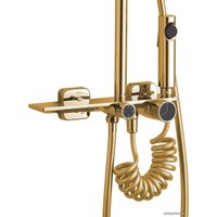 Душевая система  Rea Helix Gold REA-P6619